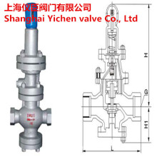 Inside Thread Connecting Pilot Piston Steam Pressure Reducing Valve